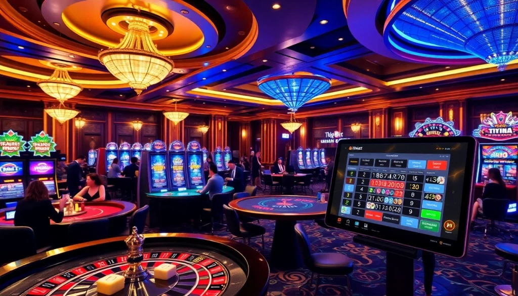 Experience the high-stakes excitement at https://thabet.vegas/ with vibrant casino gaming visuals.
