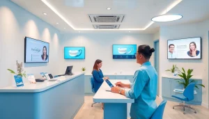 Discover expert Invisalign services near me in Setapak at a friendly dental clinic reception.