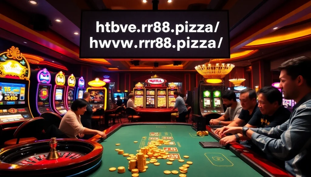 Experience thrilling moments at RR88.PIZZA with exciting games, cards, and vibrant casino atmosphere.