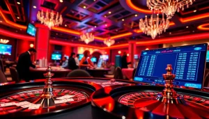 Immerse yourself in the excitement of casino gaming at https://xx88.center/ with a vibrant table setup.