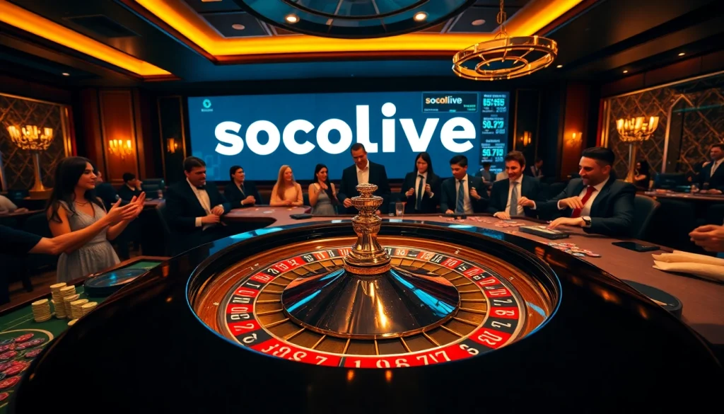 Socolive offers thrilling live soccer betting with vibrant casino atmosphere and excitement.