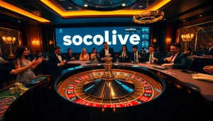 Socolive offers thrilling live soccer betting with vibrant casino atmosphere and excitement.
