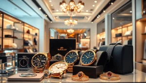 레플리카 제품을 매력적으로 보여주는 고급스러운 쇼핑 환경