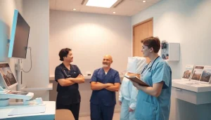 名古屋のクリニックでの包茎手術、専門的で温かい雰囲気を示す。