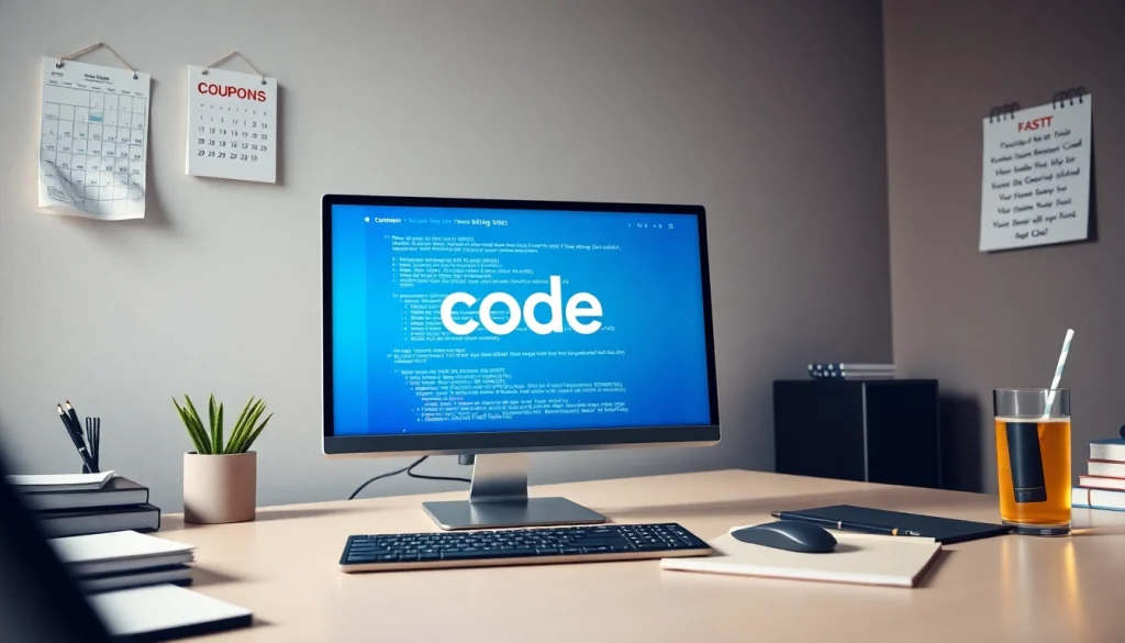 Explore the latest ドスパラ クーポン in a modern workspace featuring tech and innovation.