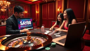 Experience thrilling gameplay at say88 com with vibrant casino elements and engaging players.