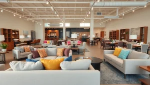 Explore the stylish atmosphere of a furniture store Orange County with modern pieces and inviting displays.