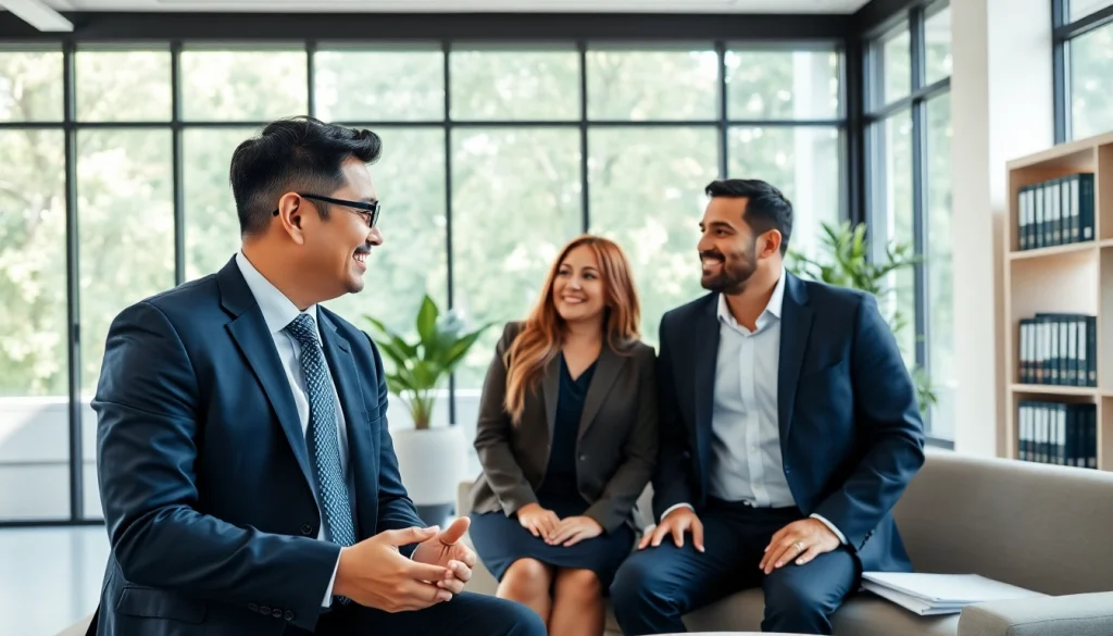 Engaging consultation with an immigration lawyer in Brisbane, fostering trust and expertise.