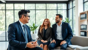 Engaging consultation with an immigration lawyer in Brisbane, fostering trust and expertise.