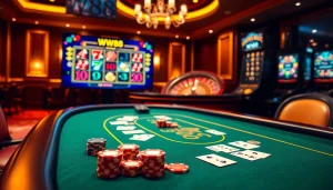 Experience thrilling gaming at WW88 with vibrant casino tables and interactive online interfaces.