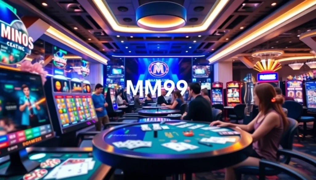 MM99 online gaming platform with players enjoying secure and exciting gameplay.