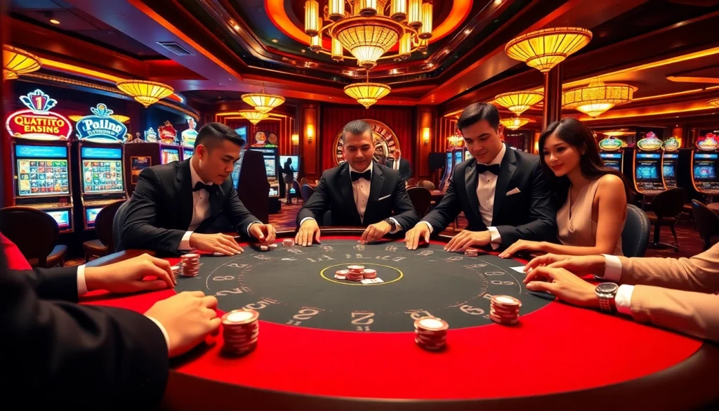 Experience the excitement at nhà cái PS99 with players enjoying thrilling casino games.
