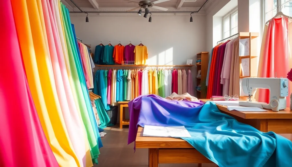 Bekijk de meest verkochte stoffen webshop Nederland met kleurrijke tricot stoffen in een gezellige setting.