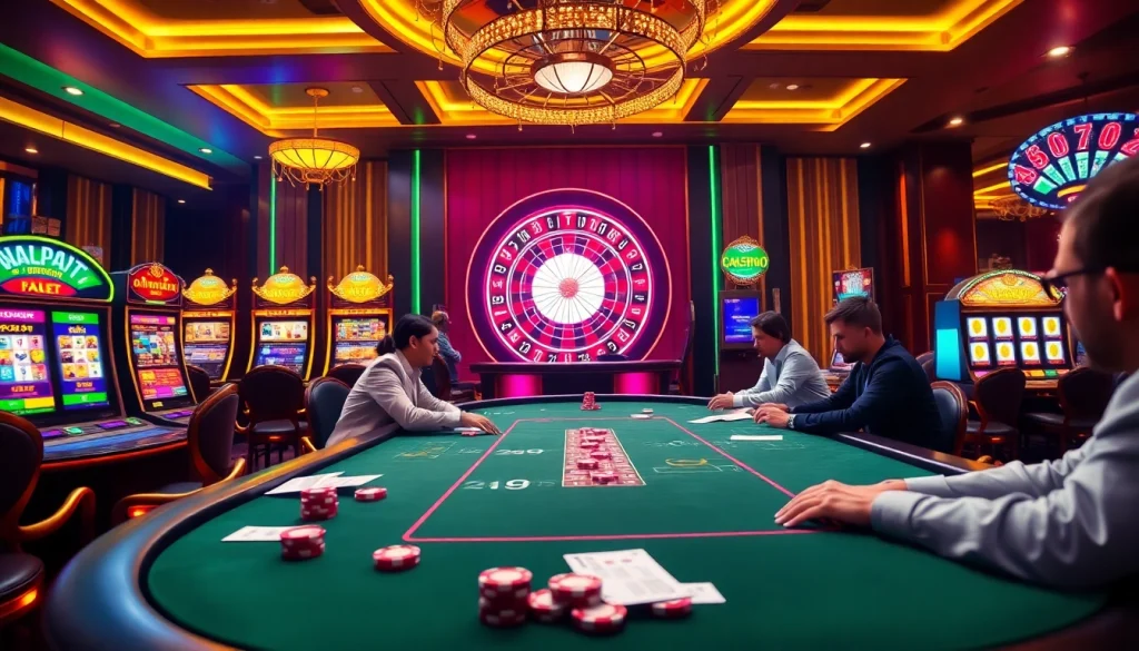 Exciting online casino action at https://789paka.com with vibrant lights and engaging gameplay.