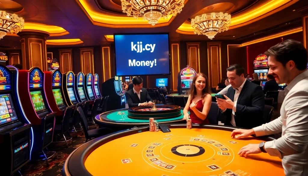 Experience excitement at https://kjc.money/ with luxurious casino gaming and vibrant slot machines.