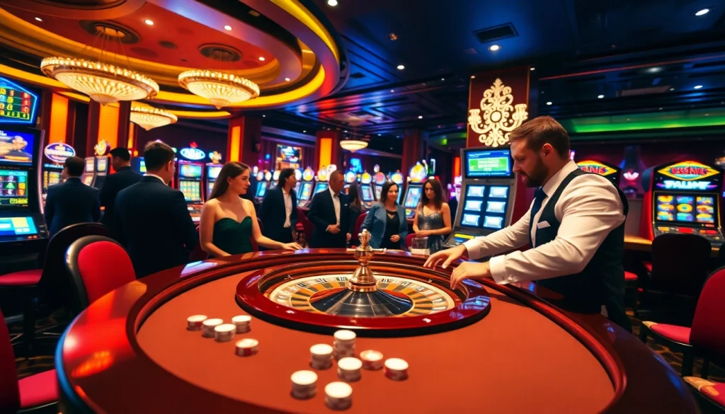 Experience the excitement of gambling at RR88 with casino games and vibrant roulette action.