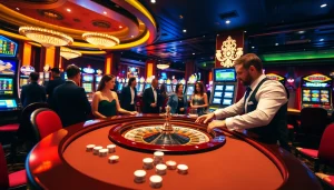 Experience the excitement of gambling at RR88 with casino games and vibrant roulette action.
