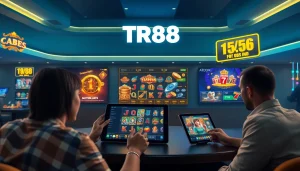 Engaging TR88 gaming environment with players enjoying online casino games and promotions.