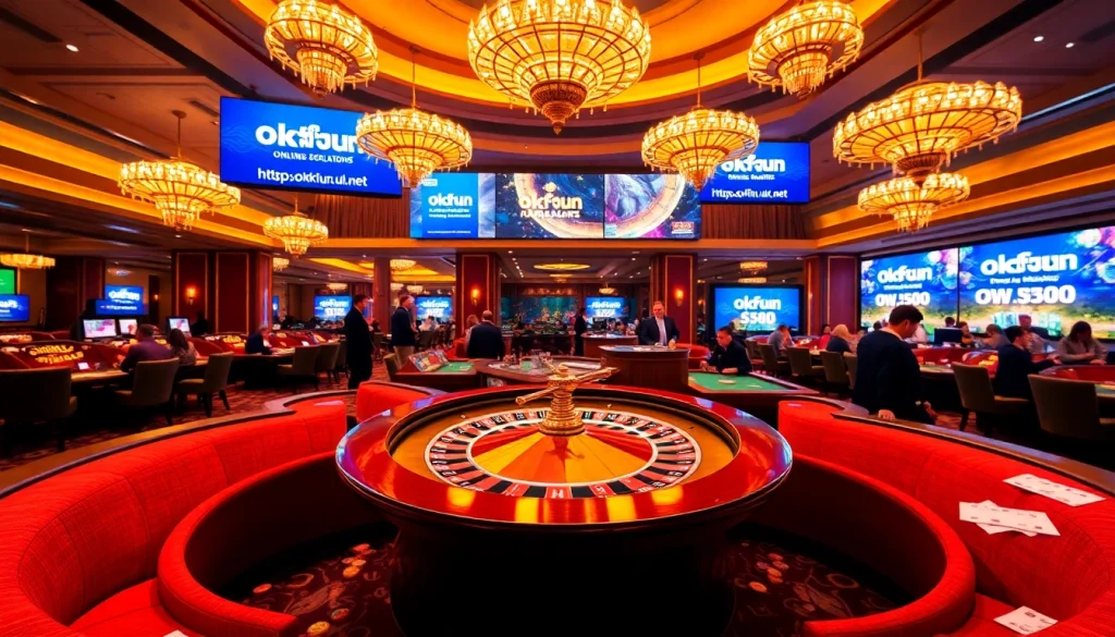 Experience thrilling high-stakes gaming at https://okfun.uk.net/ with exciting casino tables and vibrant atmosphere.