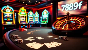 Experience the excitement of poker at 789f's luxurious casino table.