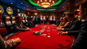 Experience the thrill of SODO Casino with engaging poker gameplay and luxurious ambiance.