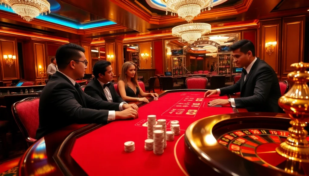Experience high-stakes poker excitement at uu88's luxurious casino scene filled with vibrant colors.