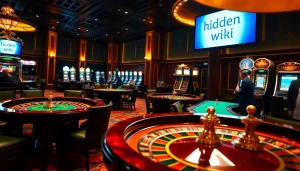 Experience the thrill of gambling at the casino while exploring hidden wiki connections.