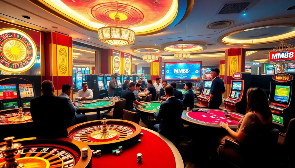 Experience thrilling gambling excitement at MM88 with vibrant casino games and online betting.