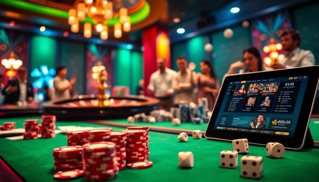 Engaging casino atmosphere highlighting Waterdrop DA29-00020B Refrigerator Water Filter amongst gambling actions.