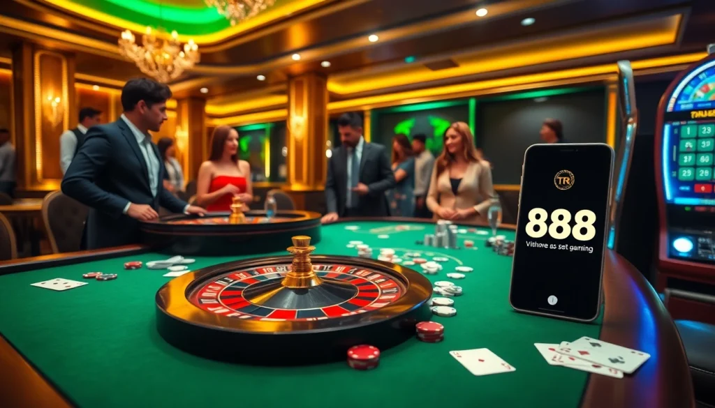 Experience luxury gaming at TR88 with exciting casino action and vibrant visuals.