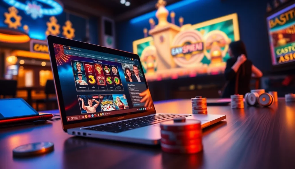 Experience excitement at the 55WW online casino platform featuring vibrant graphics and modern gaming interfaces.