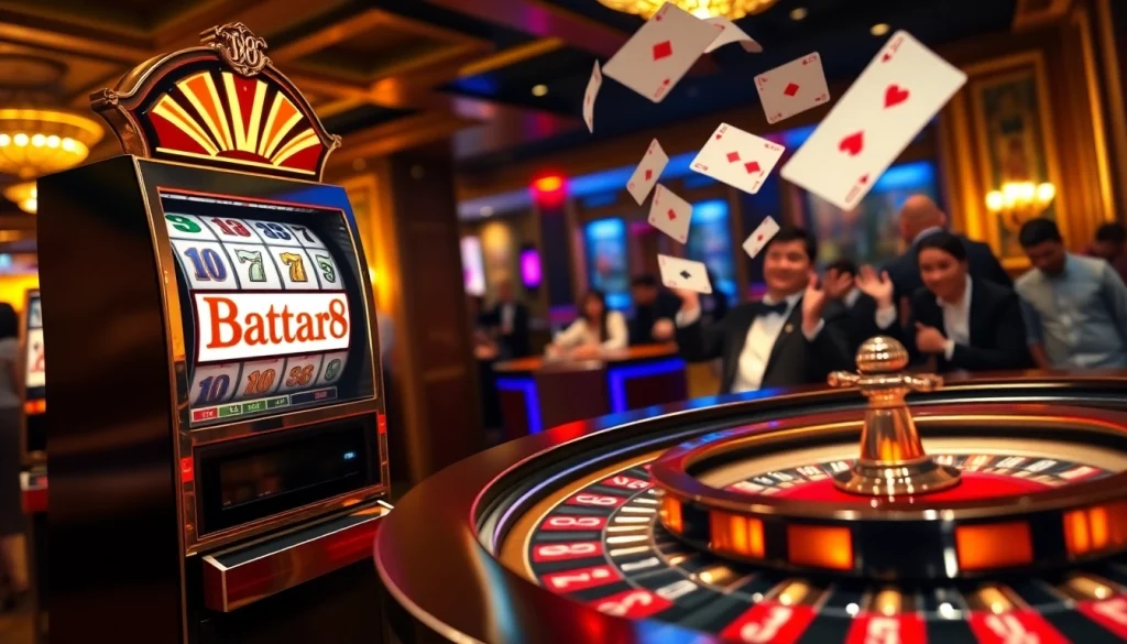Experience the thrill of Batara88 with vibrant slot machines and a lively casino atmosphere.