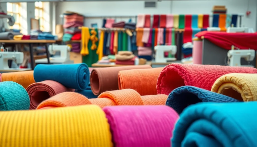 Bekijk ribcord stof in verschillende kleuren en texturen, perfect voor creatieve projecten.