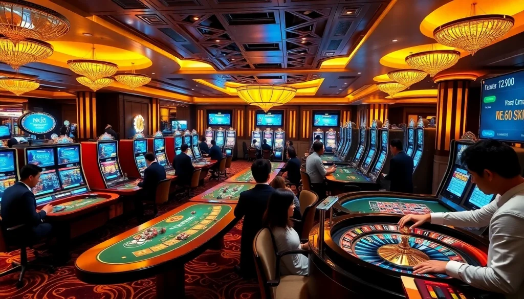 Engaging players experience thrilling games at New88bet.us casino, featuring vibrant tables and thrilling action.