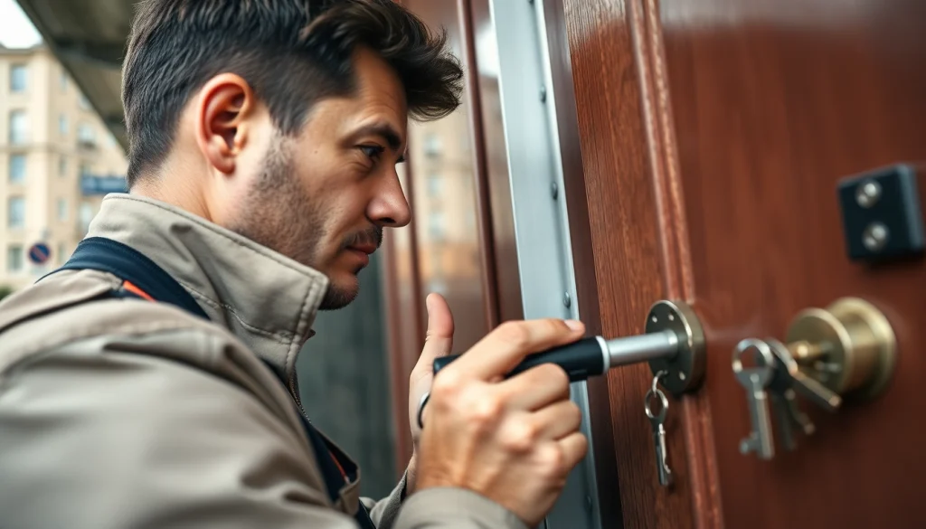 Fachkundiger Schlüsseldienstleister bietet Wiesbadener Schlüsselnotdienst-Dienste und sorgt für eine beschädigungsfreie Türöffnung.