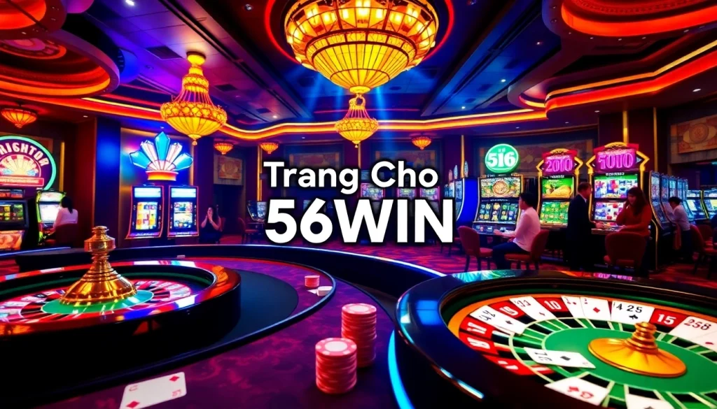 Experience the thrill of Trang Chủ 56WIN with dynamic casino games and professional ambiance.