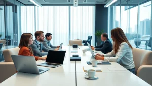 Brightet enhances productivity with a modern digital meeting space featuring advanced solutions.