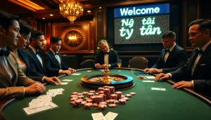 Experience the thrill of gaming at Nhà cái uy tín with vibrant poker chips and high-stakes tables.