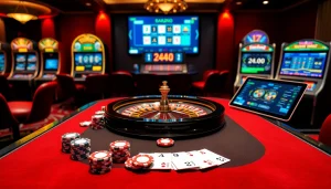 Experience high-stakes gaming at https://f1682.email/ with vibrant poker tables and dynamic casino atmospheres.