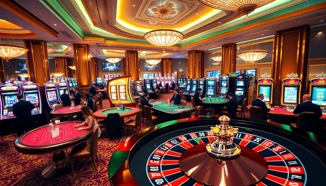 Players enjoying high-stakes blackjack and baccarat at 88bet's luxurious casino.
